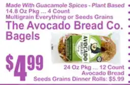 SuperFresh The Avocado Bread Co. Bagels offer