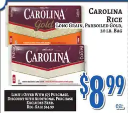 Trade Fair Supermarket CAROLINA RICE offer
