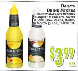 Trade Fair Supermarket DAILY'S DRINK MIXERS offer