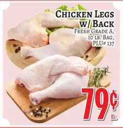 Trade Fair Supermarket CHICKEN LEGS W/ BACK offer