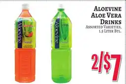Trade Fair Supermarket ALOEVINE ALOE VERA DRINKS offer
