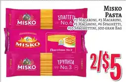 Trade Fair Supermarket Misko Pasta offer