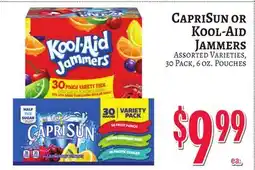 Trade Fair Supermarket CAPRI SUN OR Kool-Aid Jammers offer
