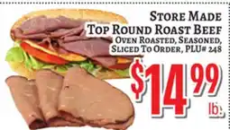 Trade Fair Supermarket STORE MADE Top Round Roast Beef offer