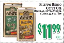 Trade Fair Supermarket Filippo Berio Olive Oil offer