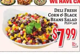Trade Fair Supermarket DELI FRESH CORN & BLACK BEANS SALAD offer