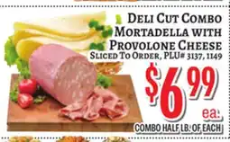 Trade Fair Supermarket DELI CUT COMBO MORTADELLA WITH PROVOLONE CHEESE offer