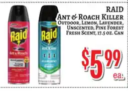 Trade Fair Supermarket RAID Ant & Roach Killer offer