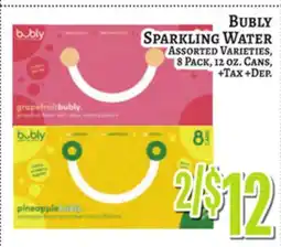Trade Fair Supermarket Bubly SPARKLING WATER offer