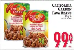 Trade Fair Supermarket CALIFORNIA GARDEN Fava Beans offer