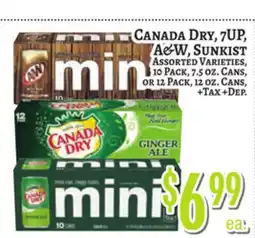Trade Fair Supermarket CANADA DRY, 7UP, A&W, SUNKIST offer