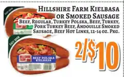 Trade Fair Supermarket HILLSHIRE FARM KIELBASA OR SMOKED SAUSAGE offer