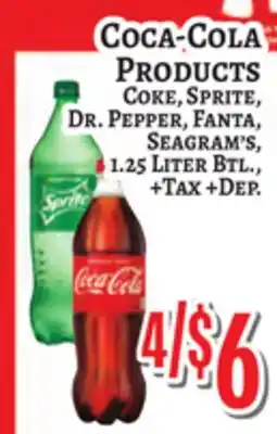 Trade Fair Supermarket COCA-COLA PRODUCTS offer