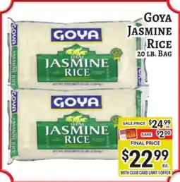 Trade Fair Supermarket GOYA JASMINE RICE offer