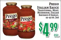 Trade Fair Supermarket PREGO ITALIAN SAUCE offer