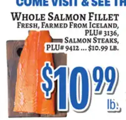 Trade Fair Supermarket WHOLE SALMON FILLET offer