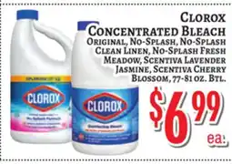 Trade Fair Supermarket Clorox CONCENTRATED BLEACH offer