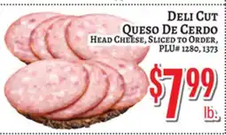 Trade Fair Supermarket DELI CUT QUESO DE CERDO offer