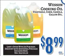 Trade Fair Supermarket Wesson Cooking Oil offer