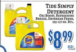 Trade Fair Supermarket Tide Simply Detergent offer