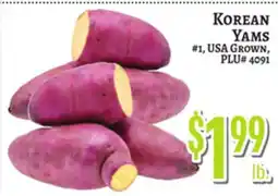 Trade Fair Supermarket KOREAN YAMS offer