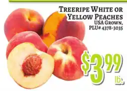 Trade Fair Supermarket Treeripe White Or Yellow Peaches offer