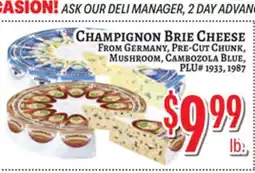 Trade Fair Supermarket CHAMPIGNON BRIE CHEESE offer