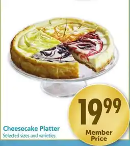 Safeway Cheesecake Platter offer