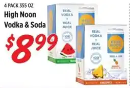 Rouses High Noon Vodka & Soda offer