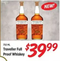 Rouses Traveller Full Proof Whiskey offer