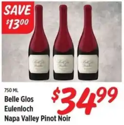 Rouses Belle Glos Eulenloch Napa Valley Pinot Noir offer