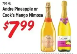 Rouses Andre Pineapple or Cook's Mango Mimosa offer