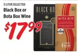 Rouses Black box or bota box wine offer