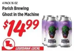 Rouses Parish Brewing Ghost in the Machine offer
