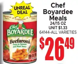 Jetro Chef Boyardee Meals offer