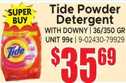 Jetro Tide Powder Detergent offer