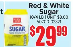 Jetro Red & White Sugar offer