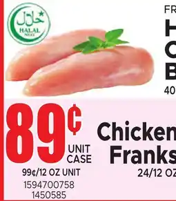 Jetro Halal Chicken Franks offer