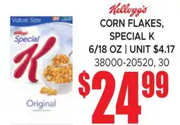 Jetro CORN FLAKES, SPECIAL K offer