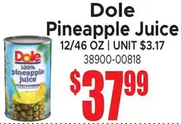 Jetro Dole Pineapple Juice offer