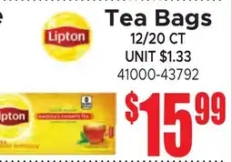 Jetro Tea Bags offer