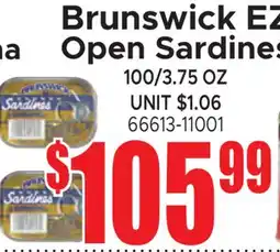 Jetro Brunswick EZ Open Sardines offer