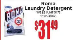 Jetro Roma Laundry Detergent offer