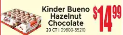Jetro Kinder Bueno Hazelnut Chocolate offer