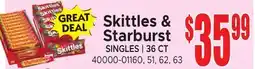 Jetro Skittles & Starburst offer