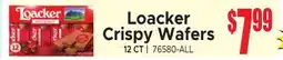 Jetro Loacker Crispy Wafers offer