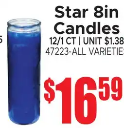 Jetro Star 8in Candles offer
