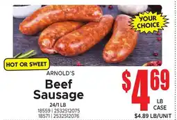 Jetro ARNOLD'S Beef Sausage offer