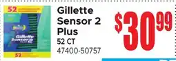 Jetro Gillette Sensor 2 Plus offer