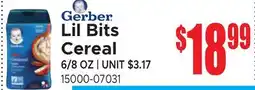 Jetro Gerber Lil Bits Cereal offer
